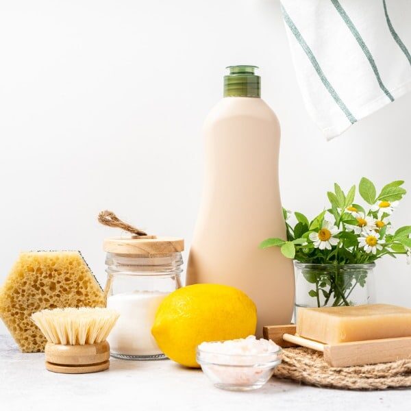 Eco-friendly cleaning products and services.